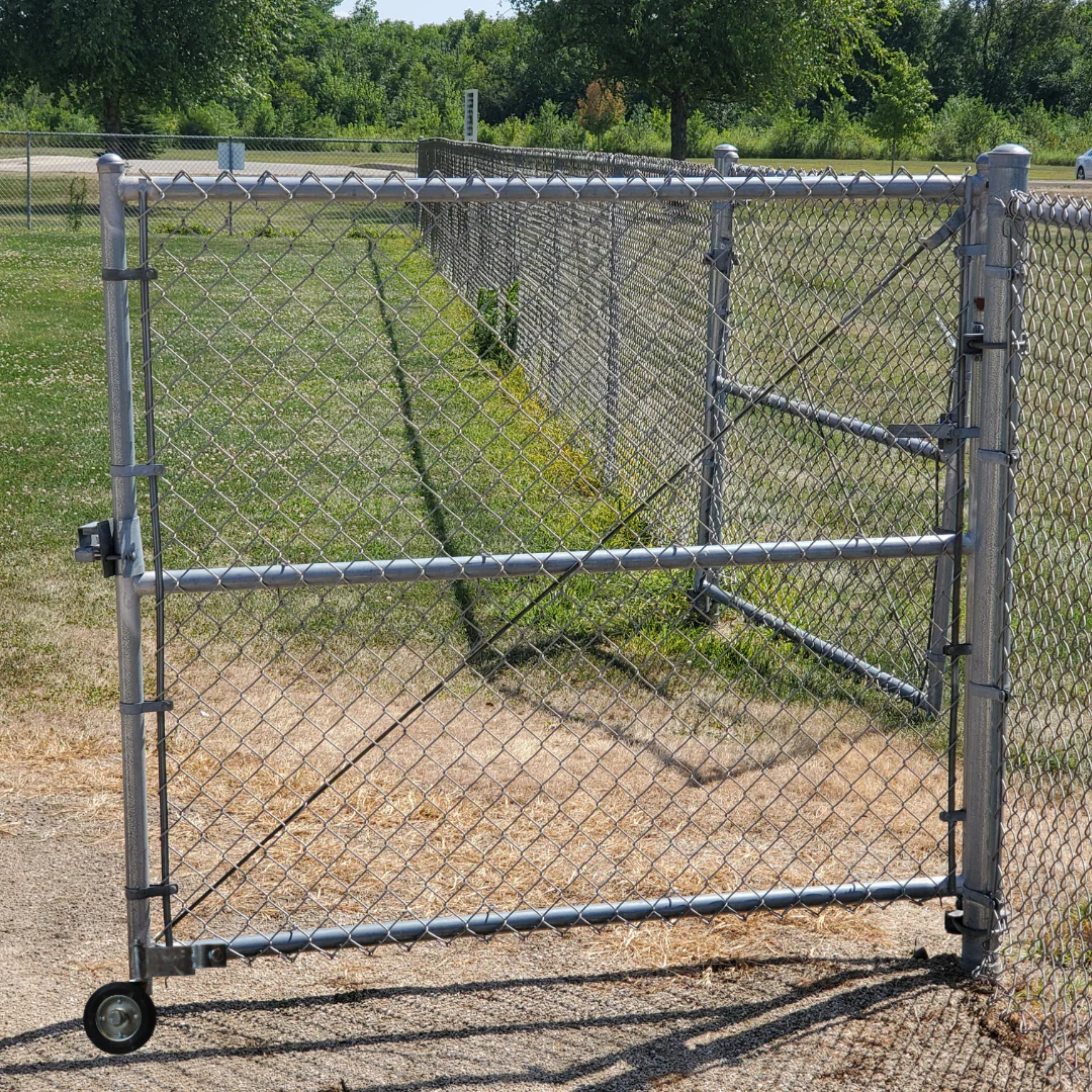 Swivel Gate Roller 1-3/8" with 6"  Wheel For Chain Link Gates - Image 3