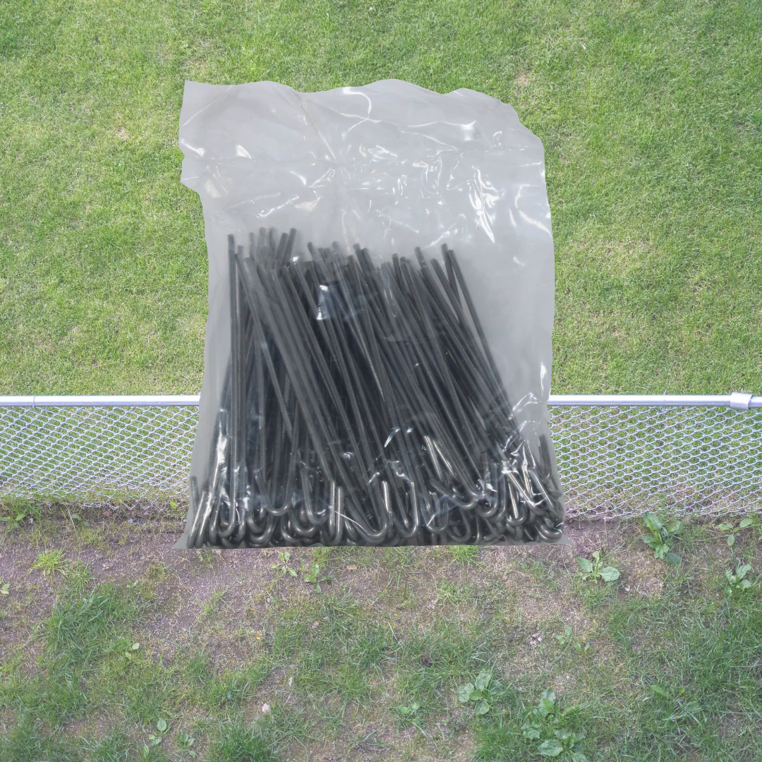 Wire Ties #13   6-1/2" x 9 ga (Bag of 100) For Chain Link Fences - Image 3